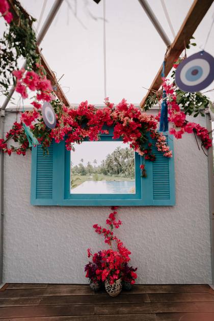 Photo-op and Backdrop — Carnival decor — Alila Diwa Goa